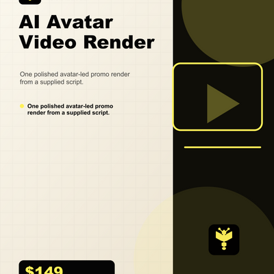 Boomn product image - AI Avatar Video Render