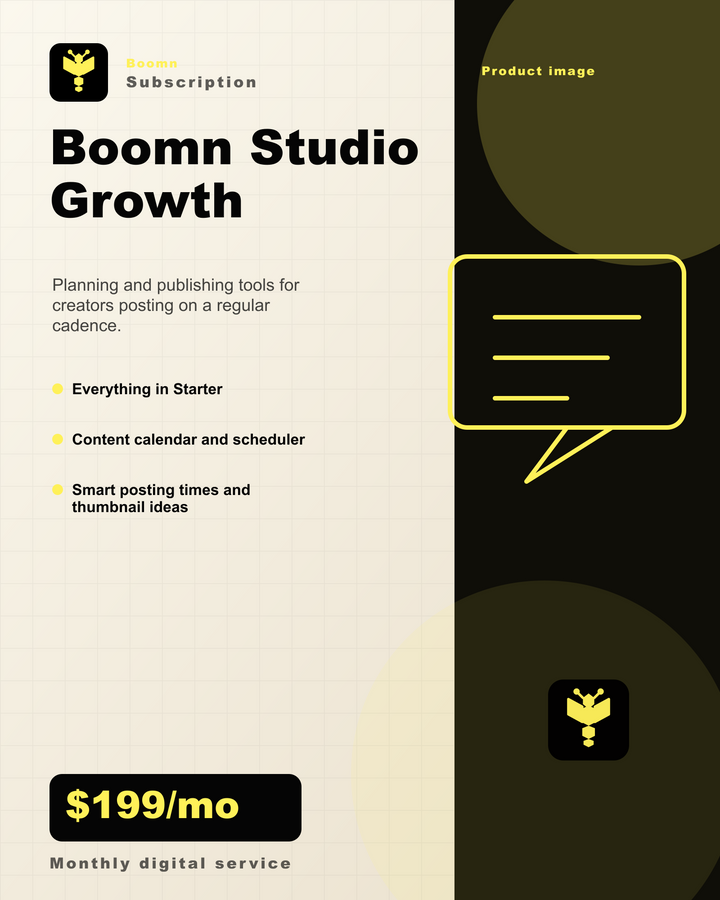 Boomn product image - Boomn Studio Growth