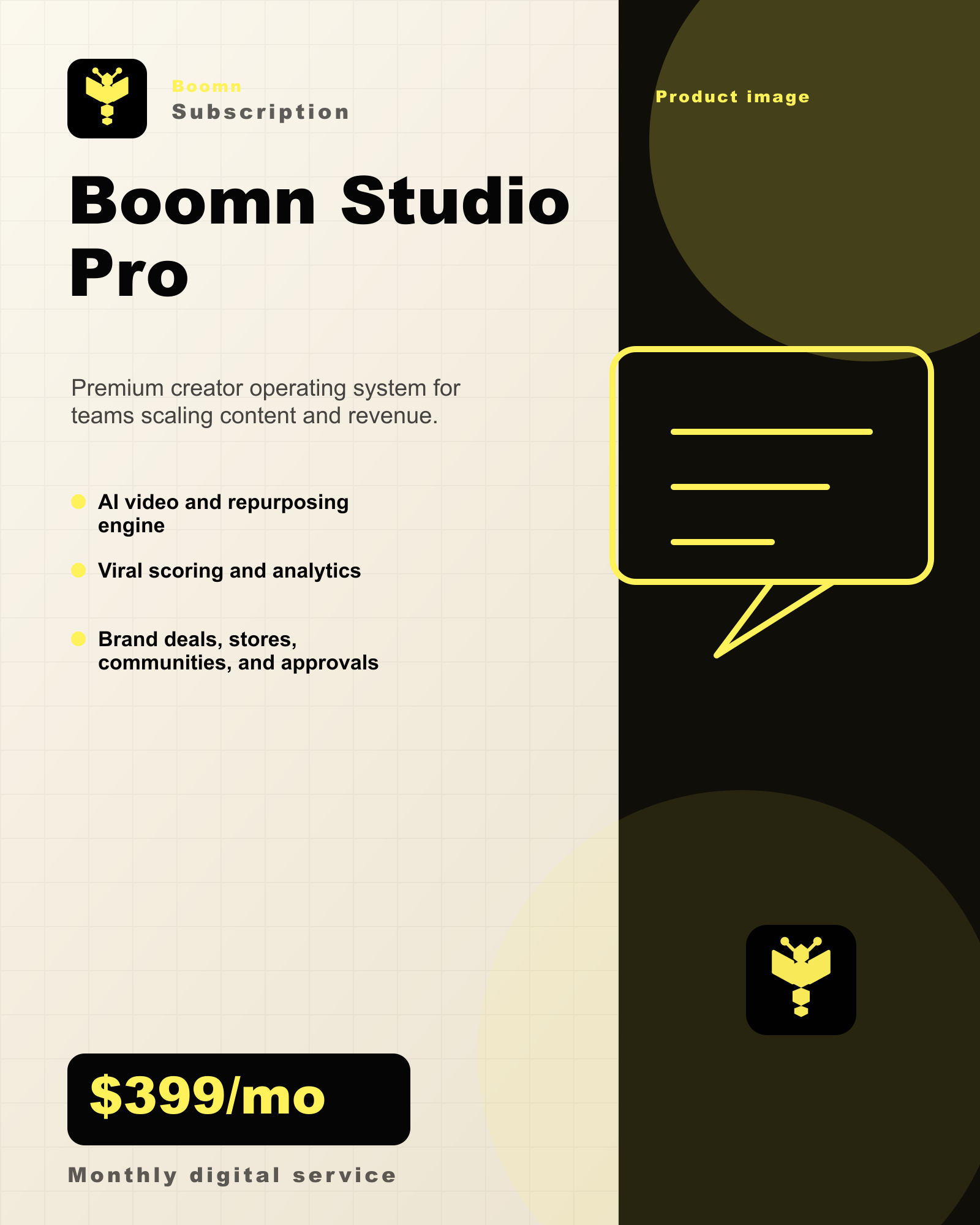 Boomn product image - Boomn Studio Pro