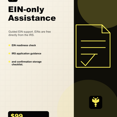 Boomn product image - EIN-only Assistance