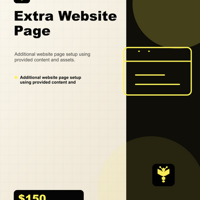 Boomn product image - Extra Website Page