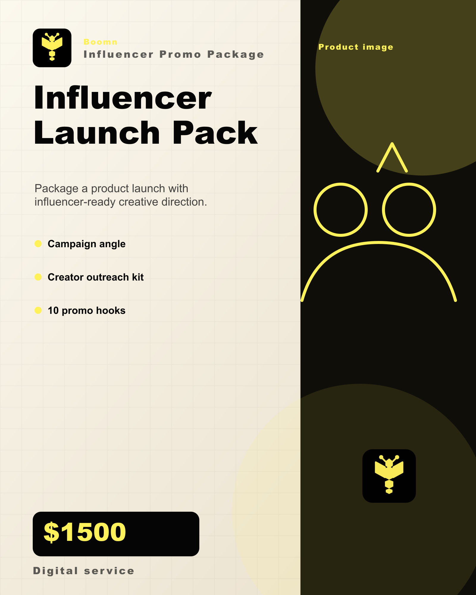 Boomn product image - Influencer Launch Pack