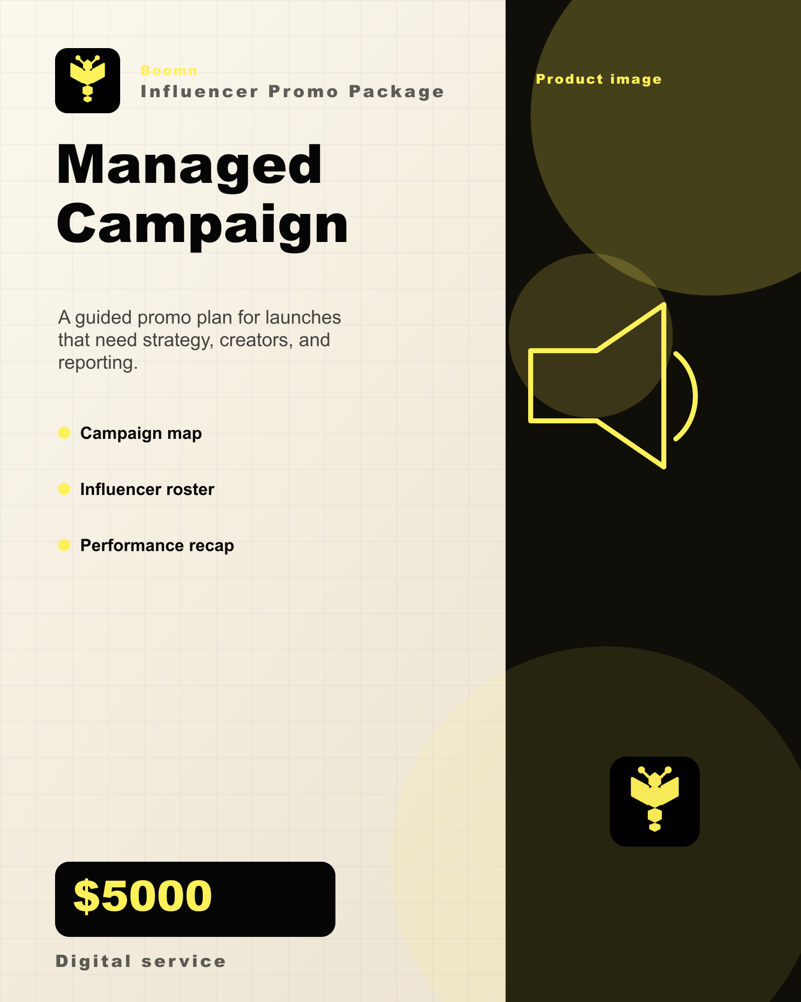 Boomn product image - Managed Campaign