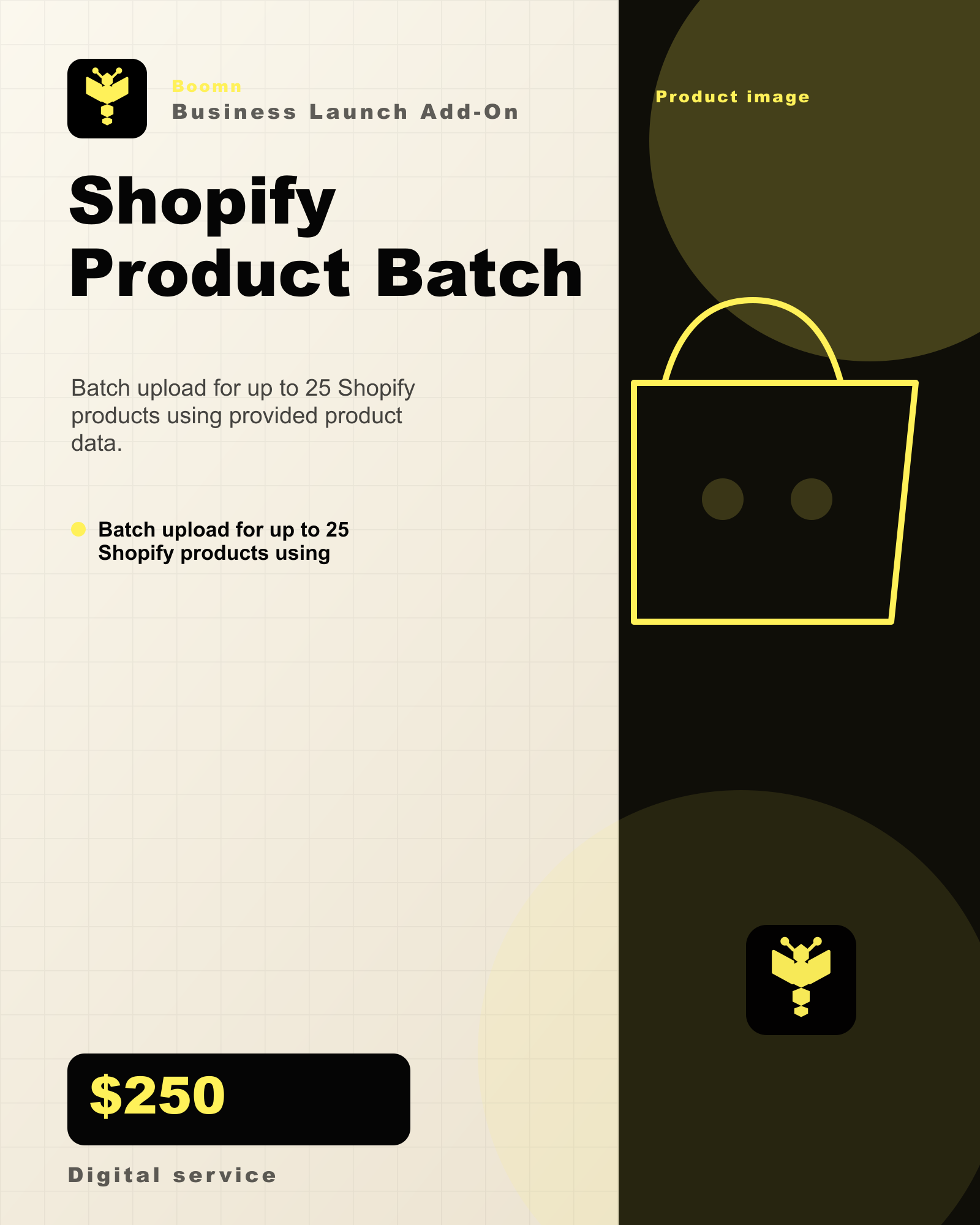 Boomn product image - Shopify Product Batch