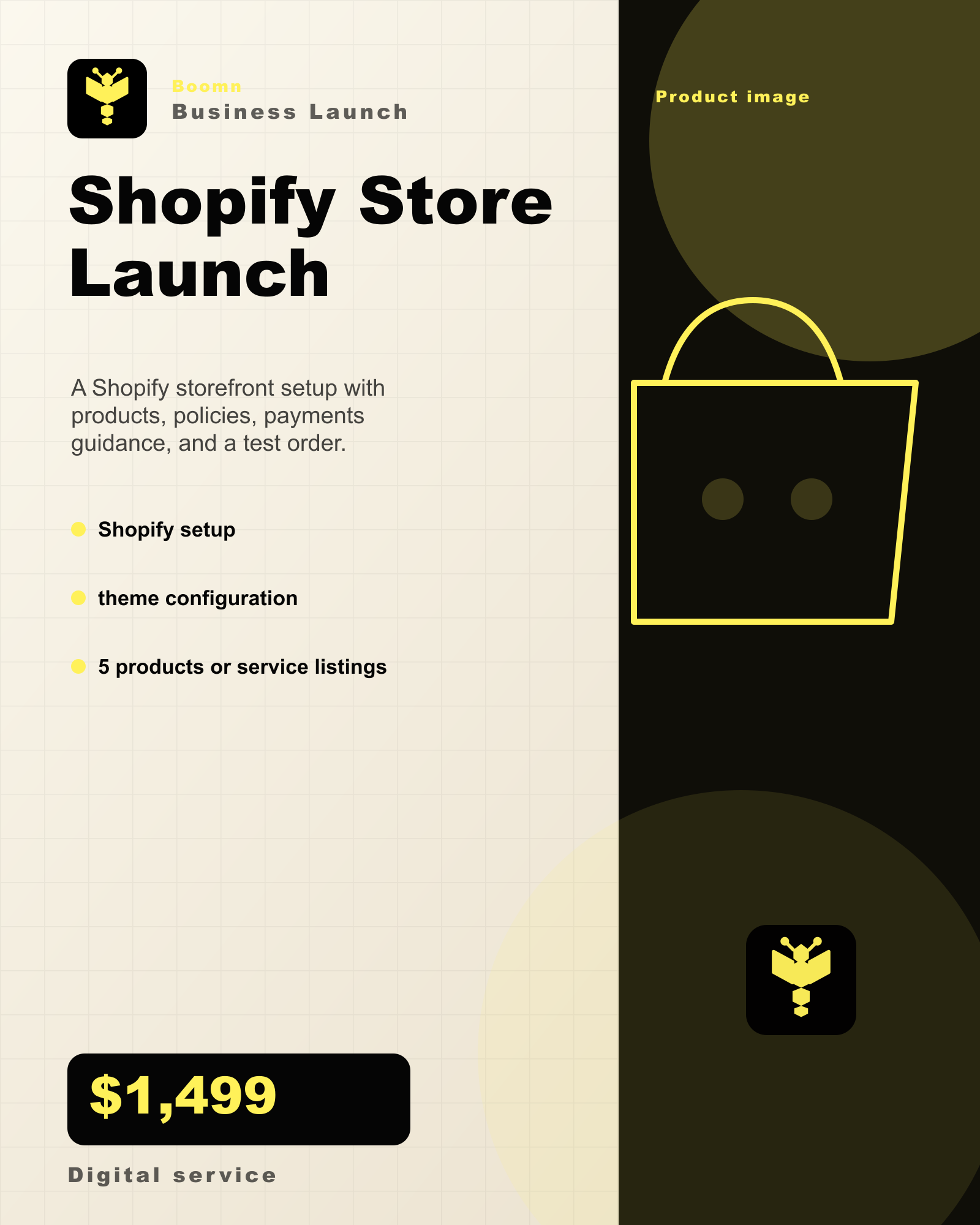 Boomn product image - Shopify Store Launch