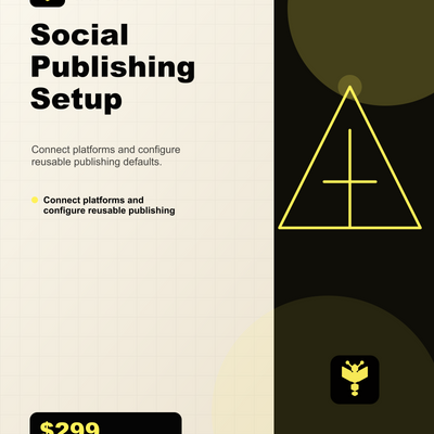 Boomn product image - Social Publishing Setup