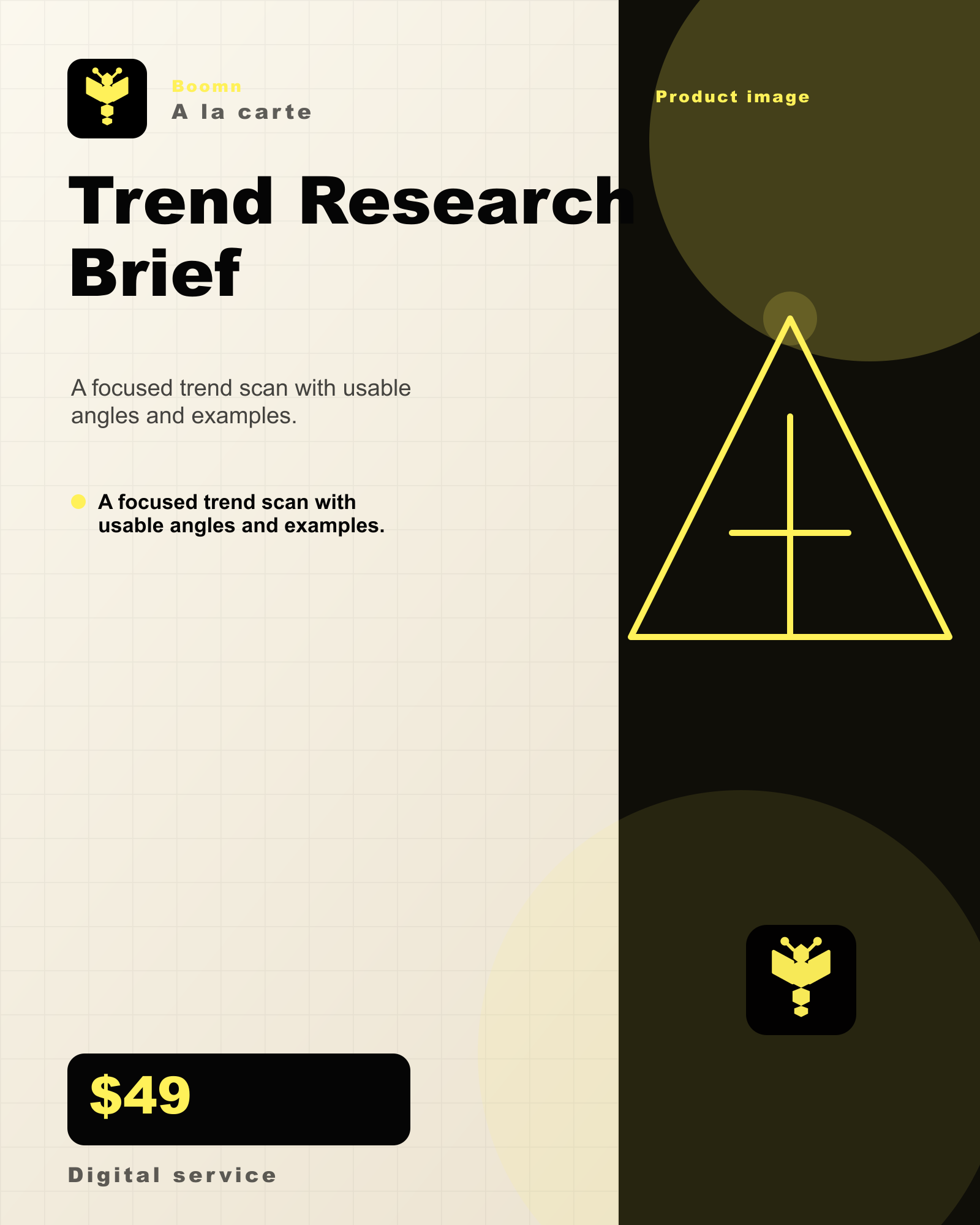 Boomn product image - Trend Research Brief
